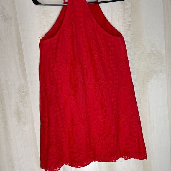 Altar’d State red sleeveless spaghetti strap lined dress, size small - Picture 11 of 16